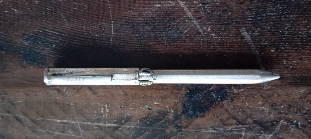 Vintage Berthold & Stich Vulpotlood - Zilverkleurig, Overige merken, Gebruikt, Vulpotlood, Ophalen of Verzenden