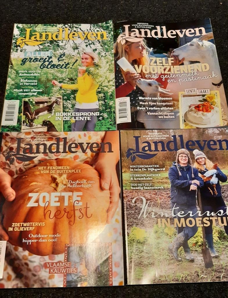 Landleven tijdschriften 40 stuks, Ophalen, Gelezen