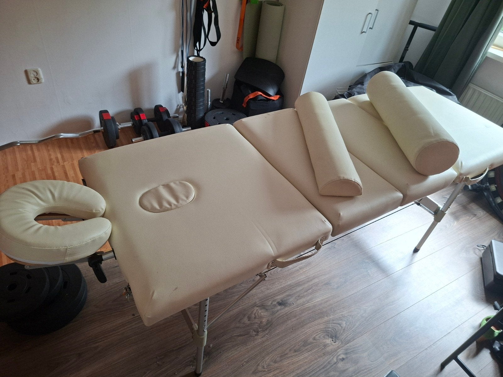 massagetafel in hoogte verstelbaar, Ophalen, Gebruikt, Massagetafel