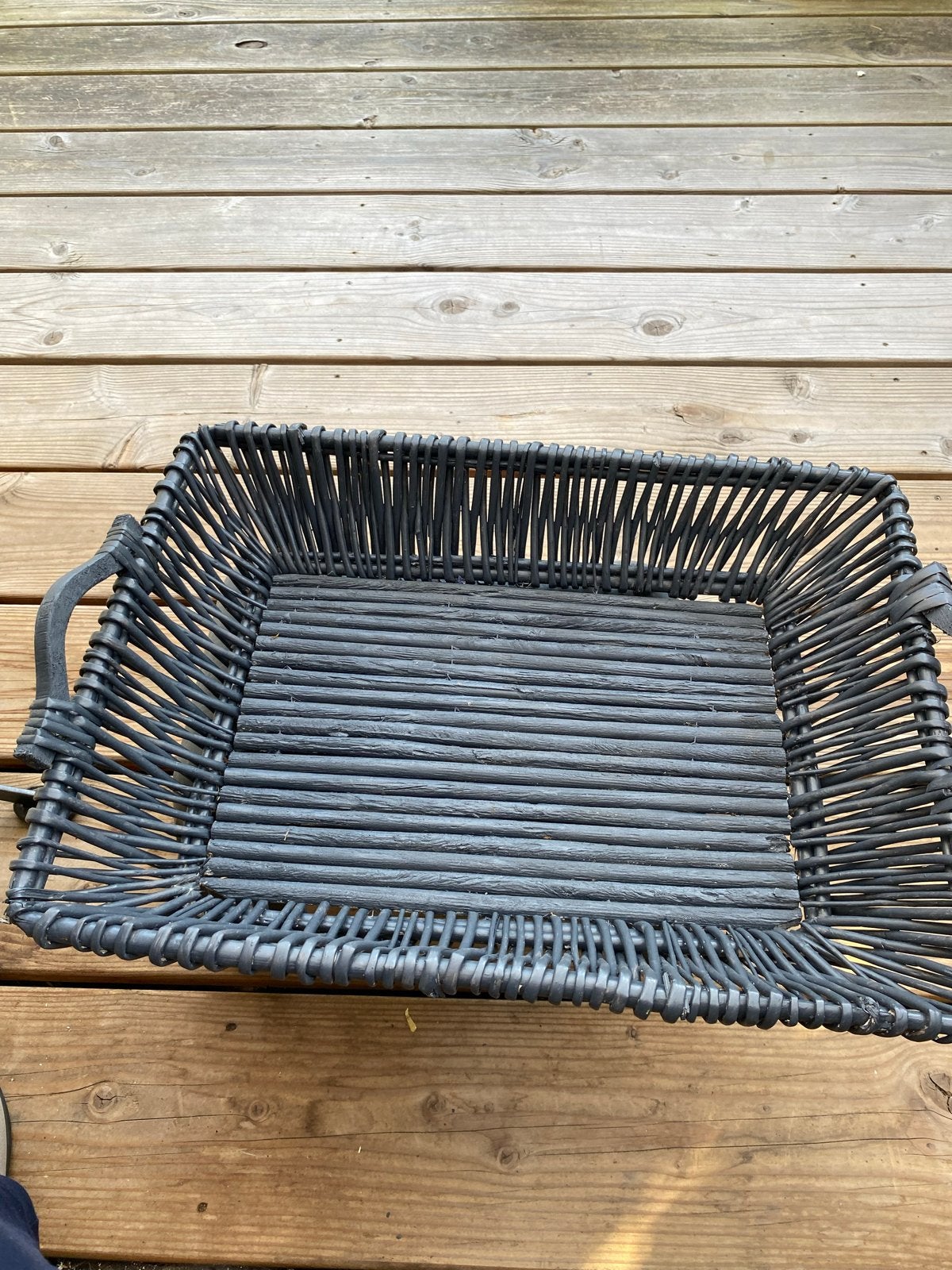 Antraciet dienblad ca 52 x 40 cm z.g.a.n., Ophalen, Overige materialen, Zo goed als nieuw, Dienblad
