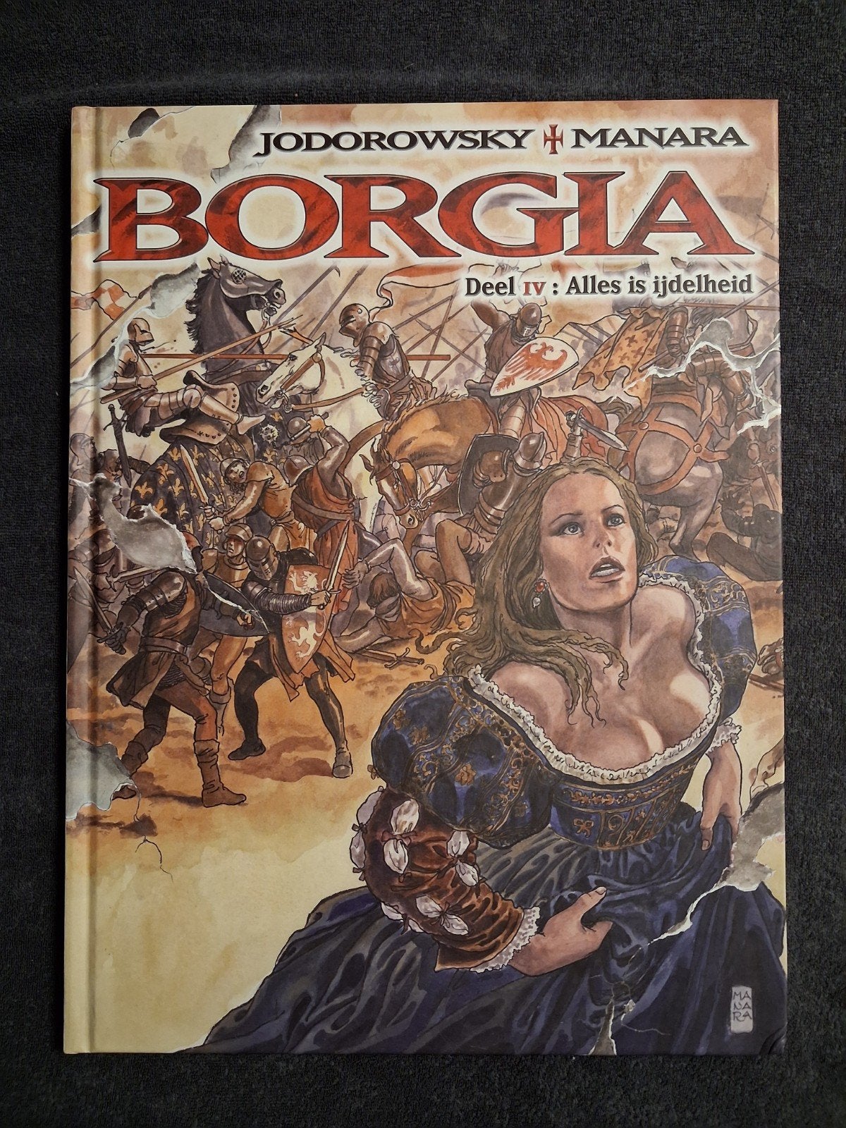 BORGIA 4 - Alles is ijdelhei - Milo Manara / A. Jodorowsky, Boeken, Eén stripboek, Ophalen of Verzenden, Zo goed als nieuw, Milo Manara