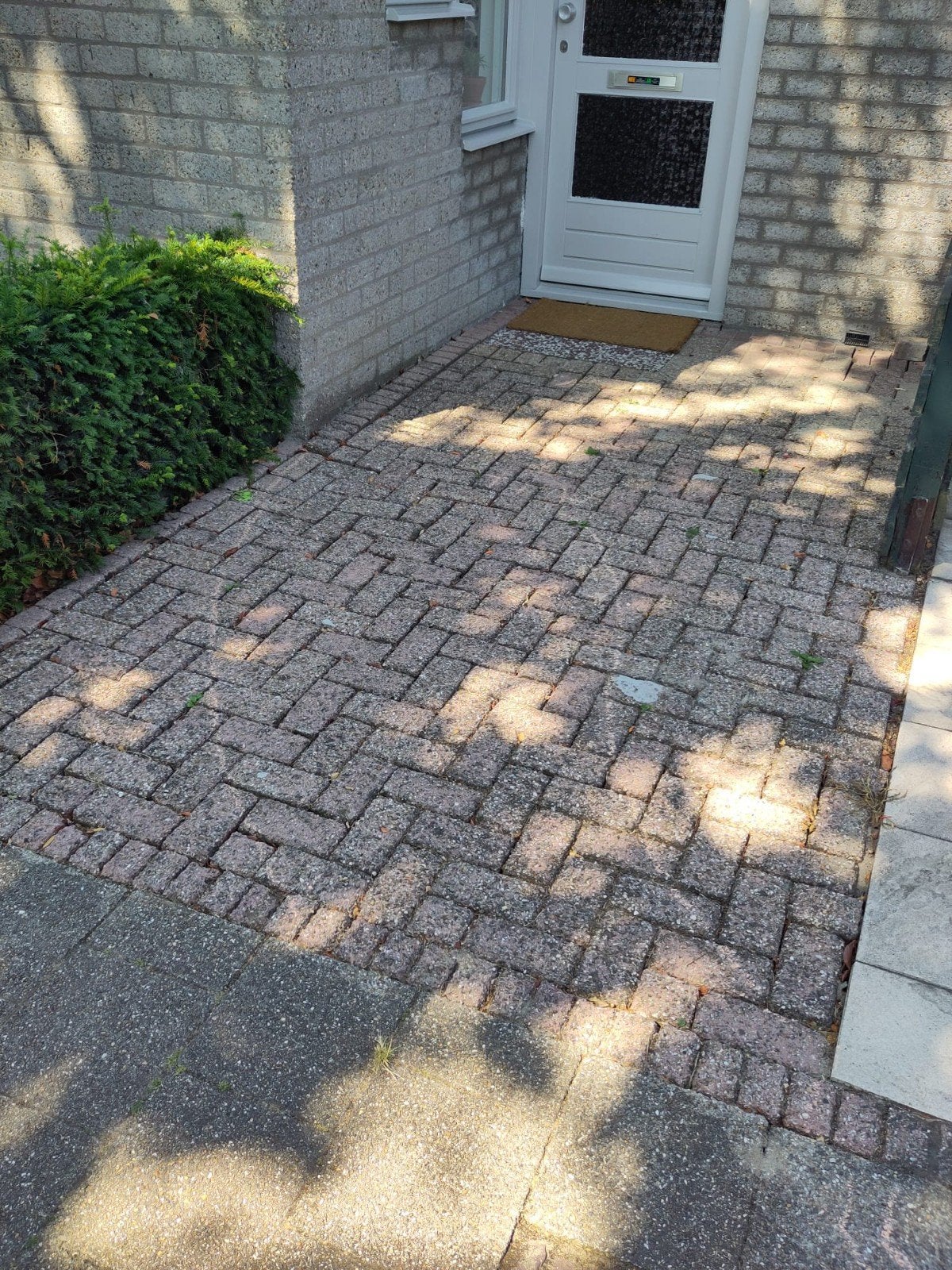 Gebruikte betonnen klinkers voor terras of pad, Ophalen, Gebruikt, Klinkers, 10 m² of meer