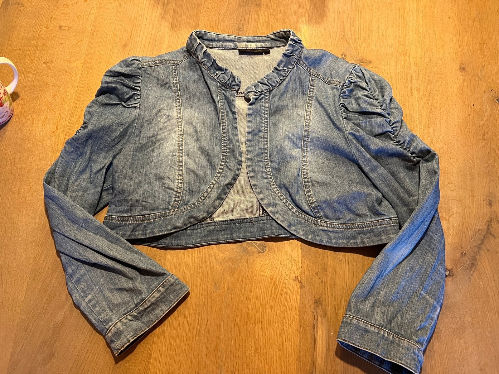 Spijkerjasje maat M, Ophalen of Verzenden, Zo goed als nieuw, Blauw