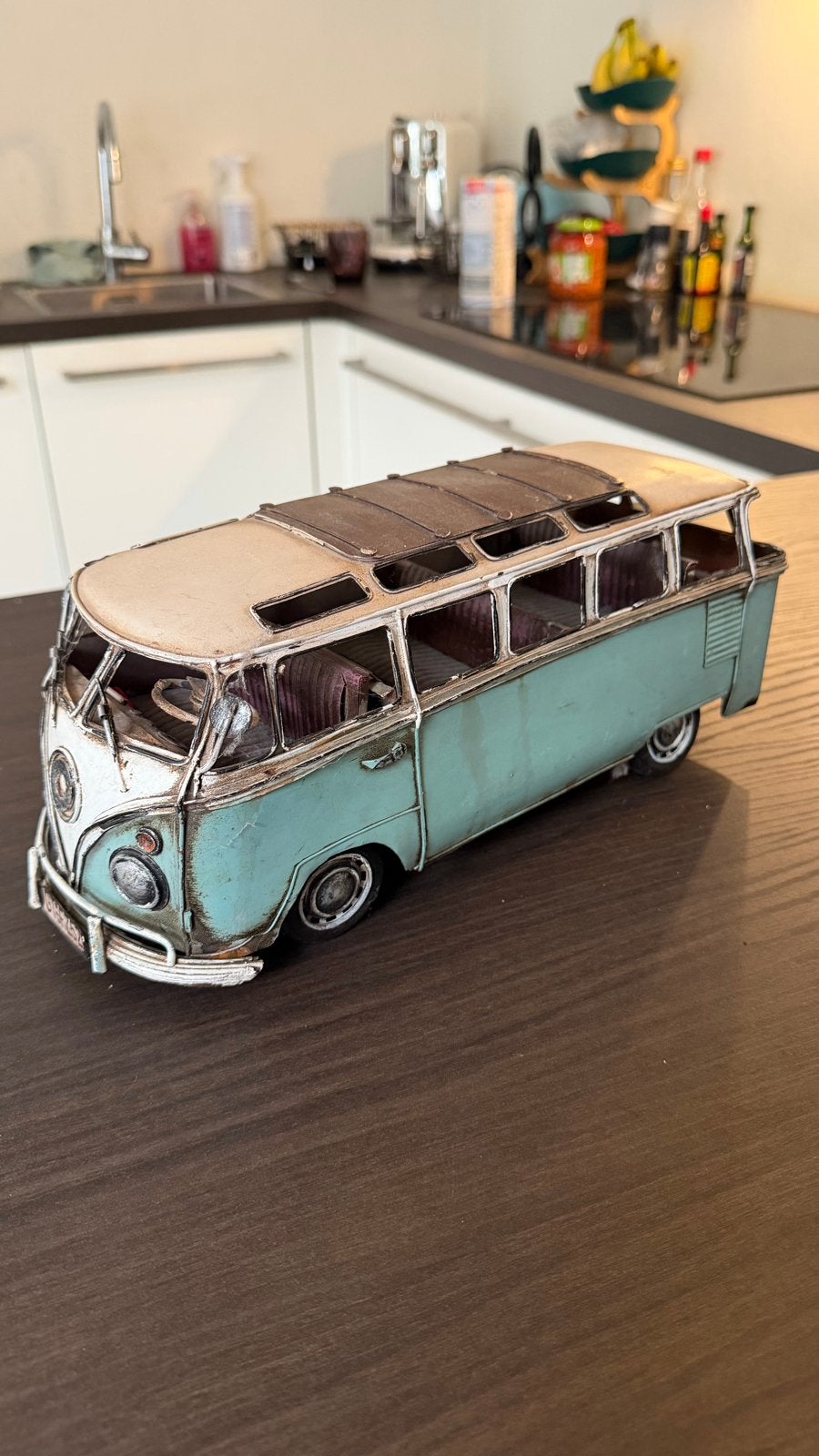 Vintage Volkswagen T1 Bus Model - Decoratief, Overige merken, Auto, 1:32 tot 1:50, Ophalen of Verzenden