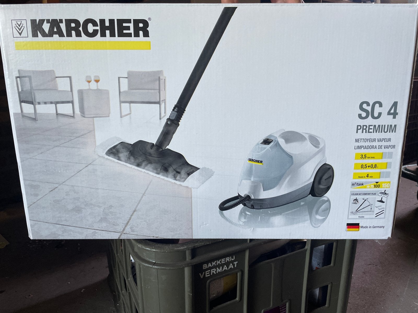Kärcher SC 4 Premium Stoomreiniger -  in doos, Kärcher, Nieuw, Ophalen of Verzenden, Stoomreiniger