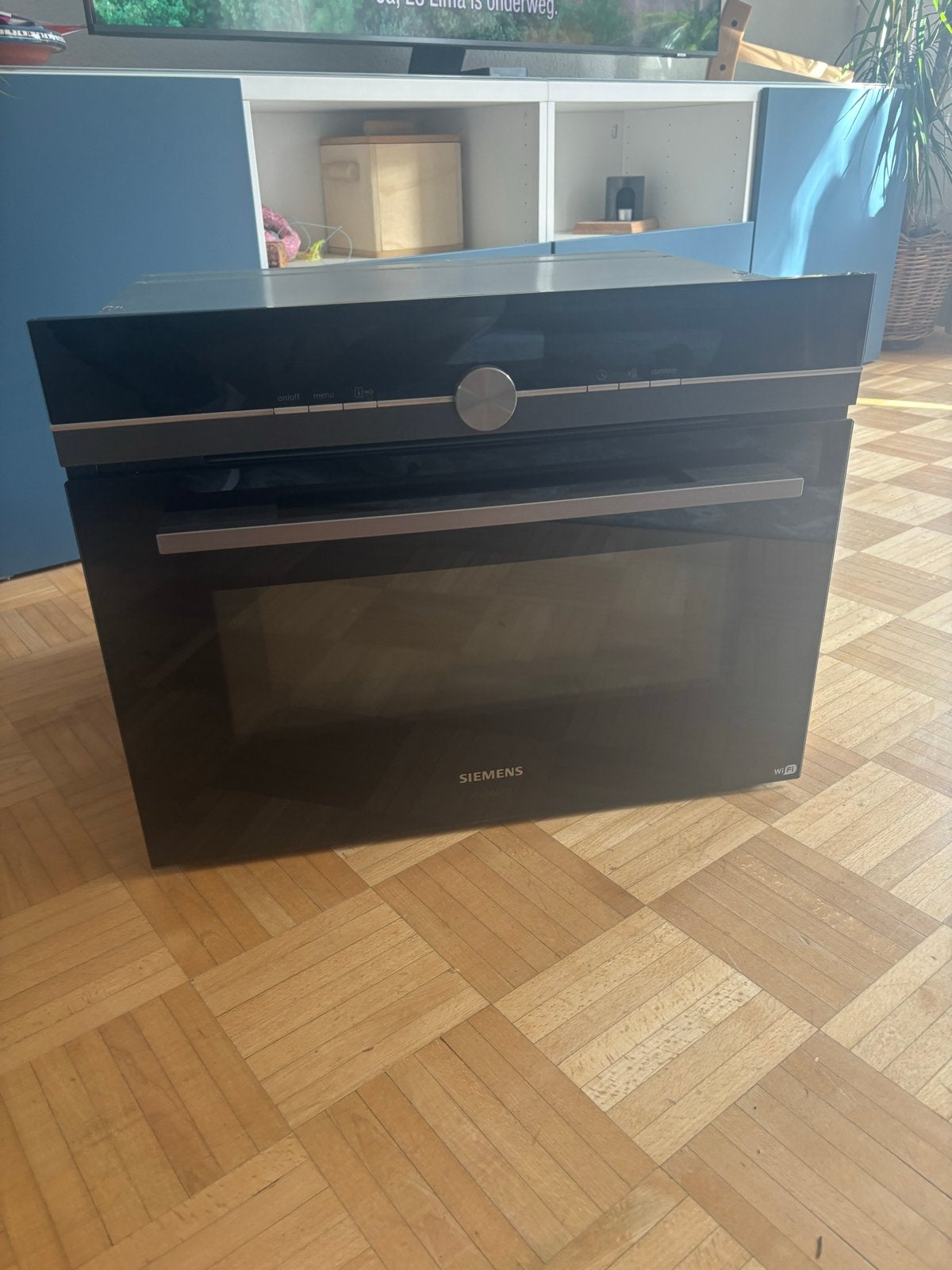 Siemens Inbouw Combi-oven met Magnetronfunctie, Witgoed en Apparatuur, Ophalen, 45 tot 50 cm, Gebruikt, Hete lucht