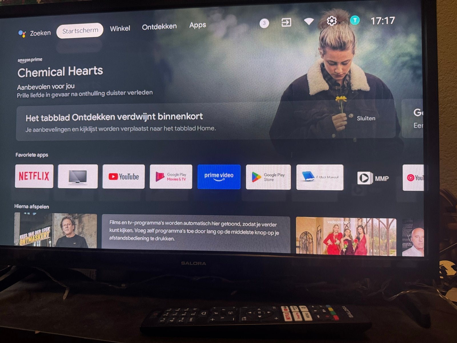 Salora 24 inch Smart TV LED HDR10 HLG, Overige merken, LED, 50 Hz, Ophalen of Verzenden