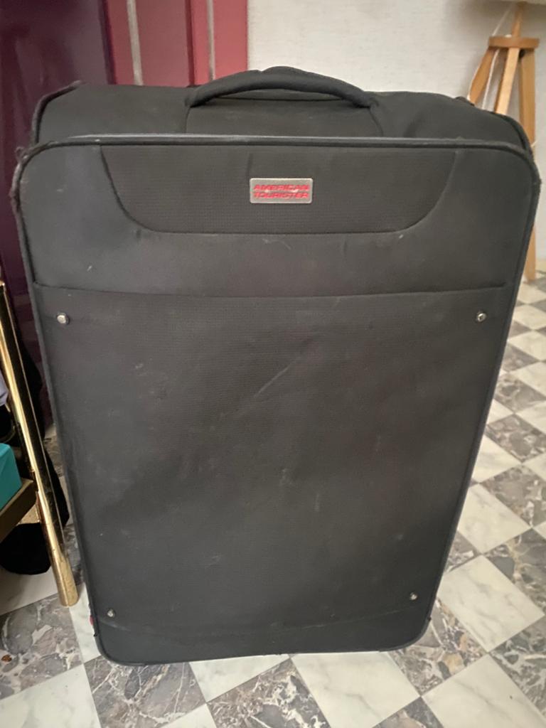 American Tourister Koffer Zwart - Gebruikt, Sieraden, Tassen en Uiterlijk, Overige materialen, Gebruikt, Ophalen of Verzenden