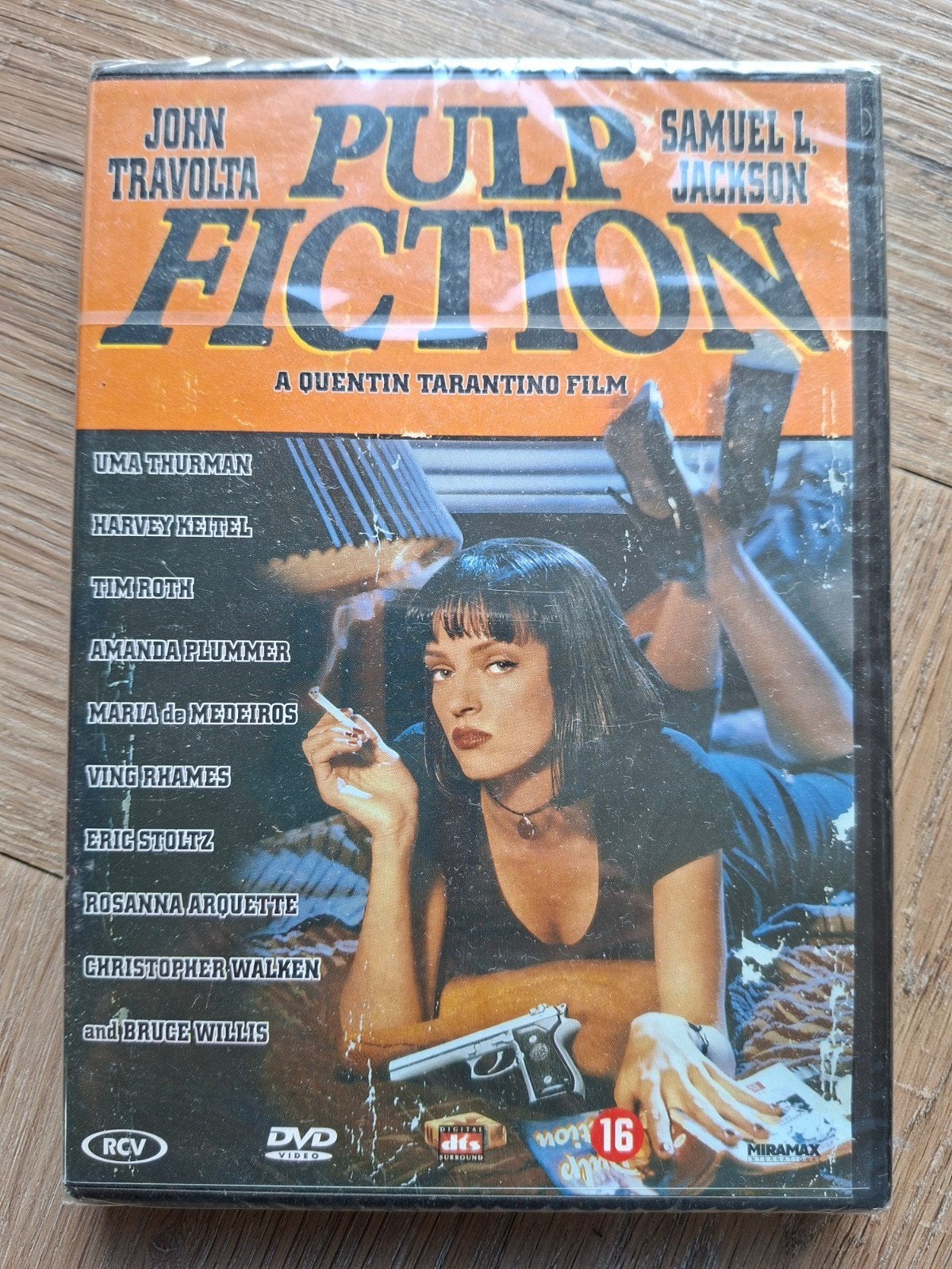 Pulp Fiction DVD - Quentin Tarantino Klassieker, Maffia en Misdaad, Engels, Vanaf 16 jaar, Nederlands