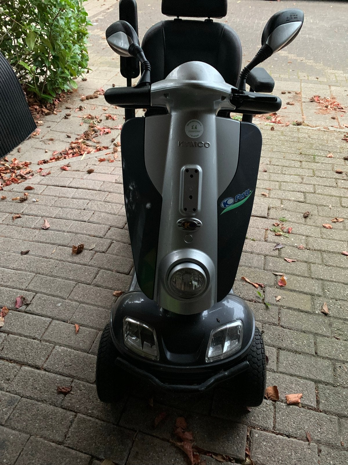 Kymco scootmobiel defect, Ophalen