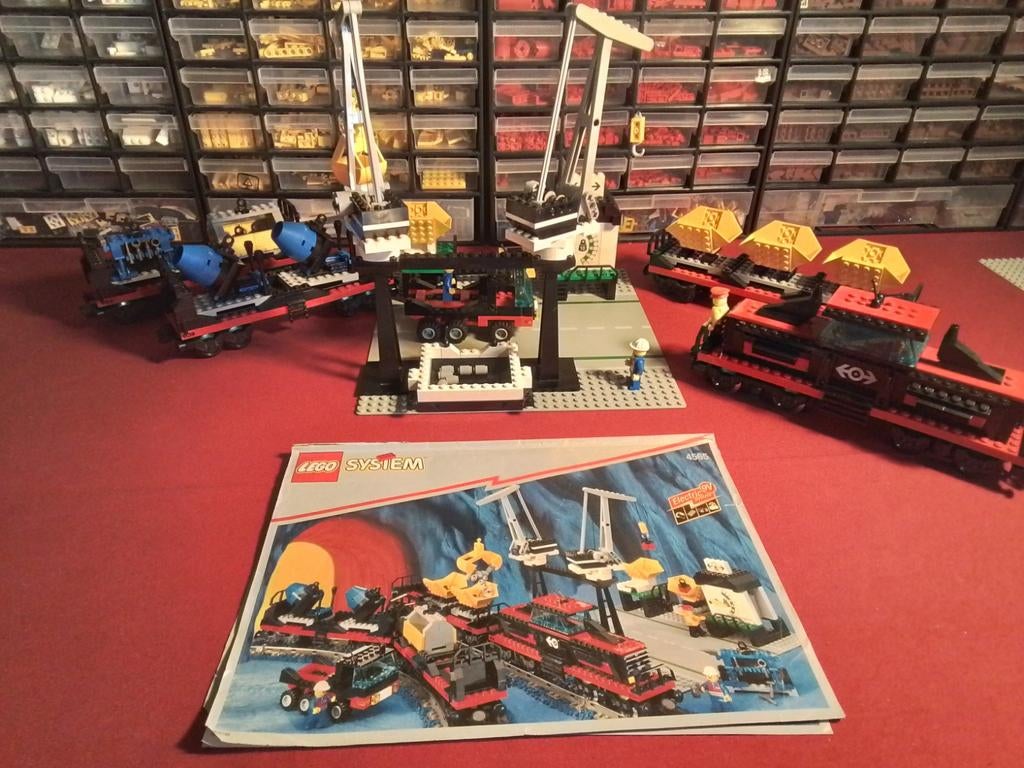 LEGO TREIN 4565 FREIGHT AND CRANE RAILWAY 9VOLT TREINSET, Kinderen en Baby's, Speelgoed | Duplo en Lego, Lego, Ophalen of Verzenden