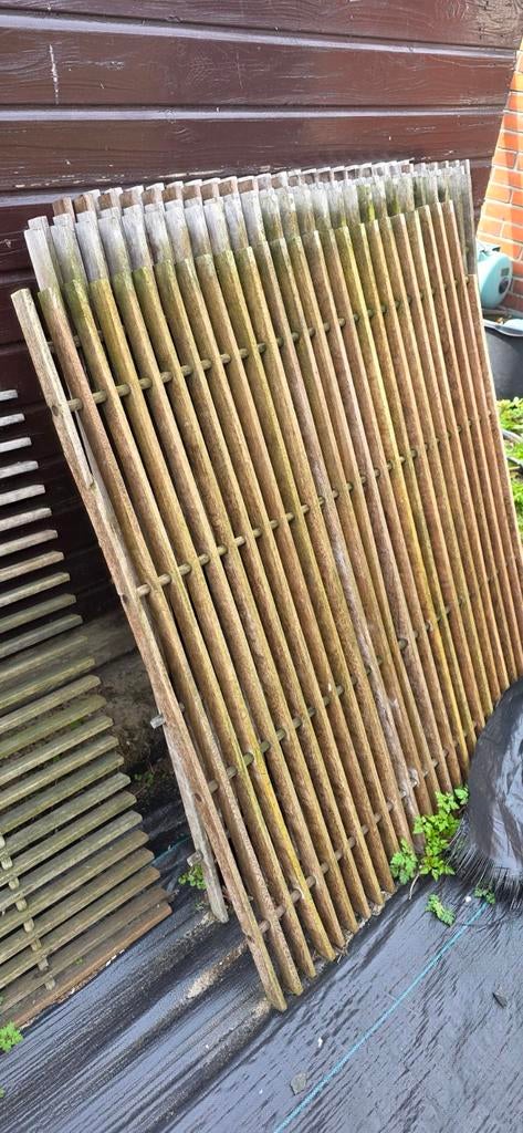 Gebruikt hardhouten vloerrooster, Ophalen, Gebruikt, Hout