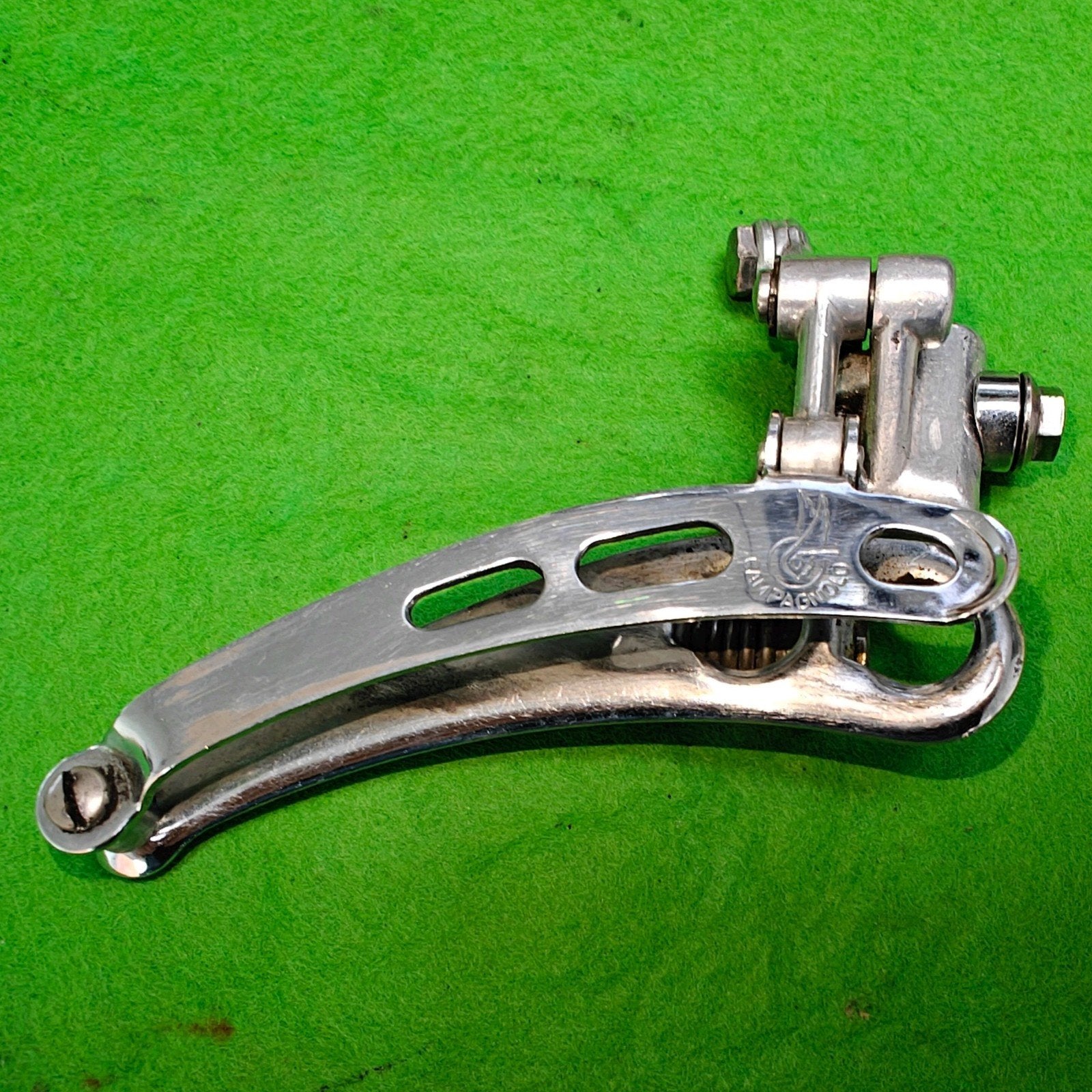 Campagnolo record voorderailleur met sc, Fietsen en Brommers, Fietsonderdelen, Ophalen of Verzenden