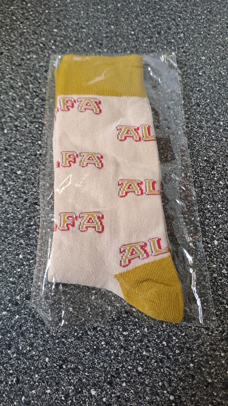 Nieuwe Alfa bier sokken, Verzamelen, Ophalen of Verzenden, Nieuw, Kleding, Overige merken