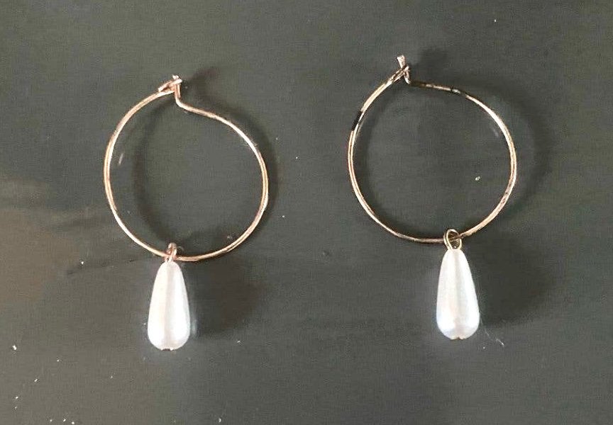 Nieuwe Parel Hangertjes, Overige materialen, Hangers, Wit, Nieuw