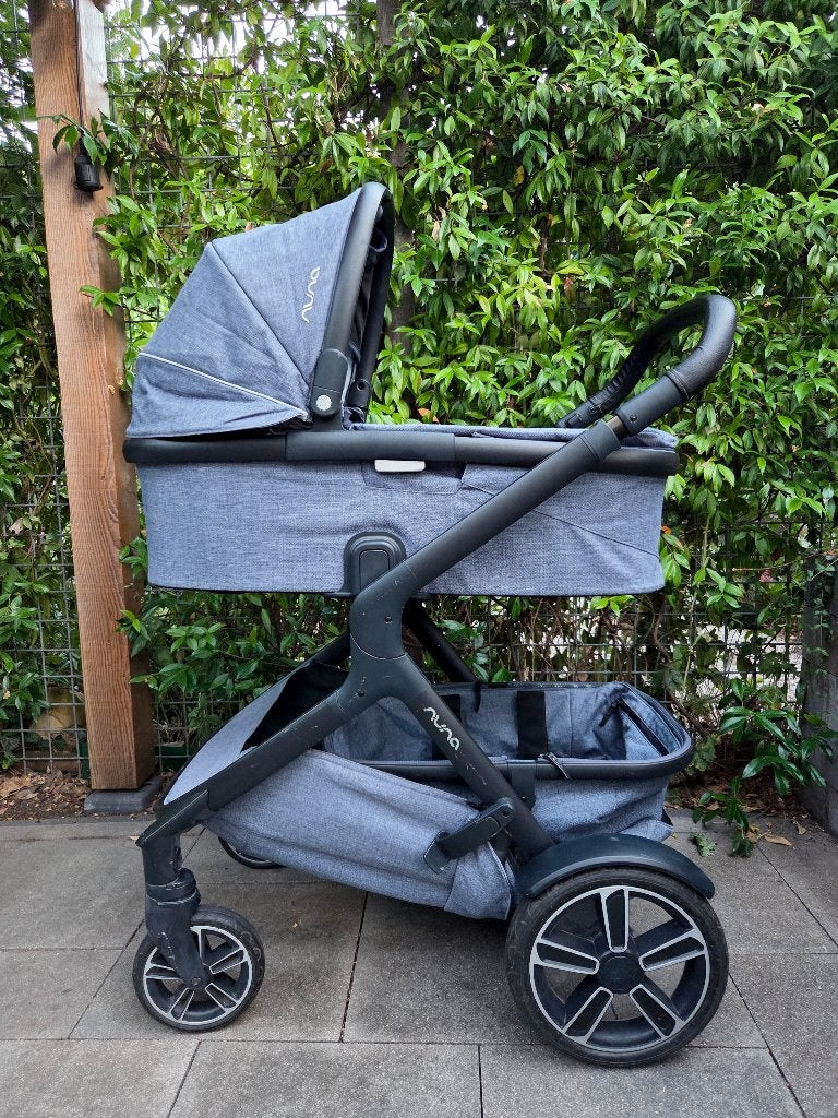 Nuna Demi Grow wandelwagen, reiswieg, zitje, accessoires, Gebruikt, Duowagen, Ophalen, Kinderwagen