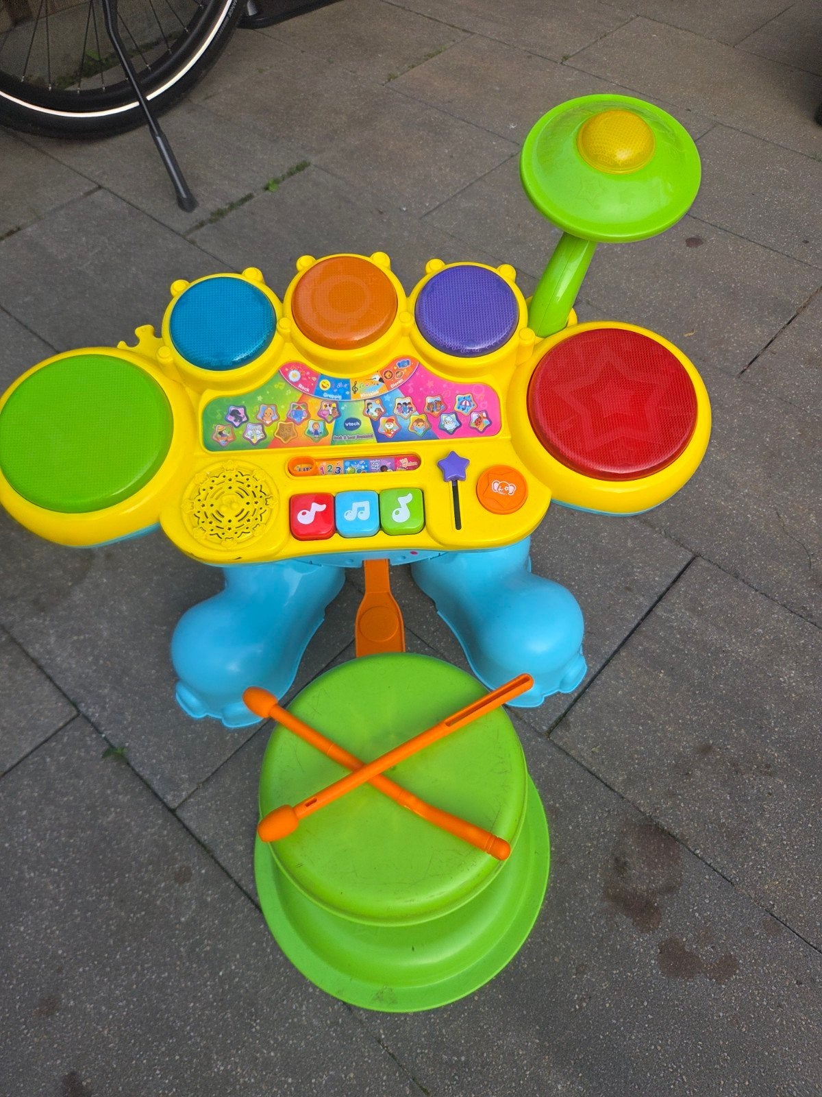 VTech Baby Muziek Olifant Drumstel met Geluid, Ophalen, Gebruikt, Overige typen, Met licht