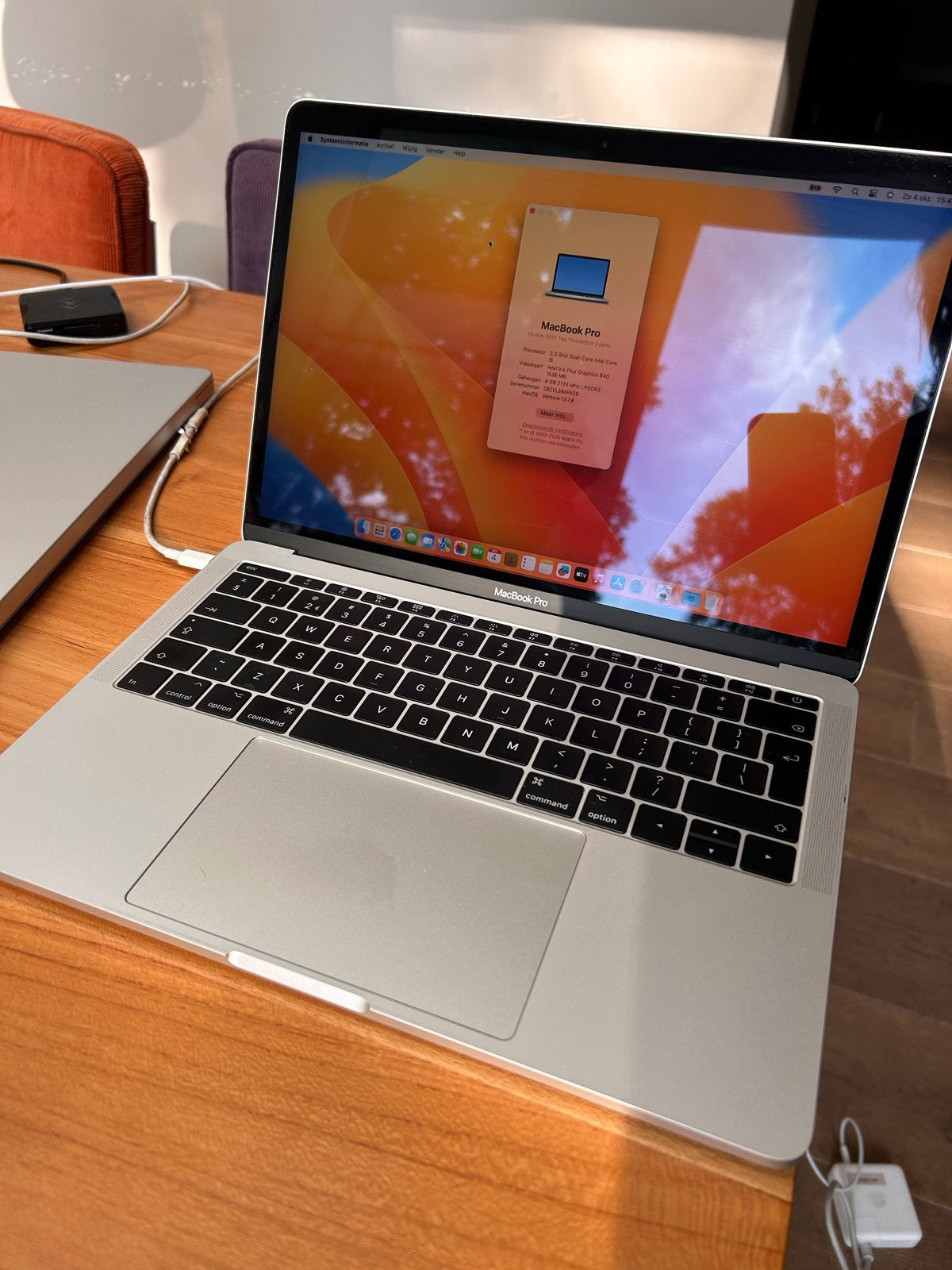 MacBook Pro 2017, Gebruikt, 256 GB, 2 tot 3 Ghz, Qwerty