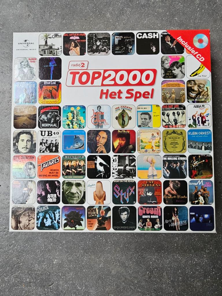 Bordspel Radio 2 Top 2000 het spel, Vijf spelers of meer, Ophalen of Verzenden, Zo goed als nieuw, Clown Games