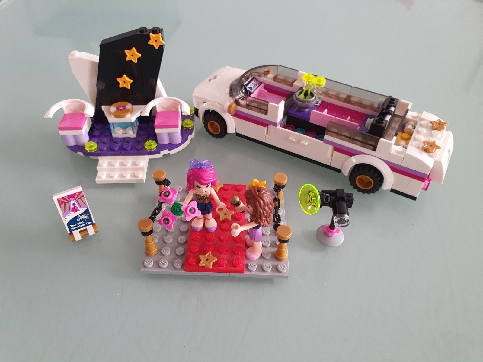 Lego friends popster limousine, Lego, Friends, Ophalen of Verzenden, Zo goed als nieuw
