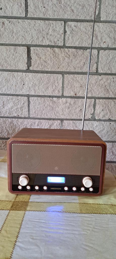 DAB / FM Radio in retrolook, Audio, Tv en Foto, Radio's, Ophalen, Zo goed als nieuw, Radio