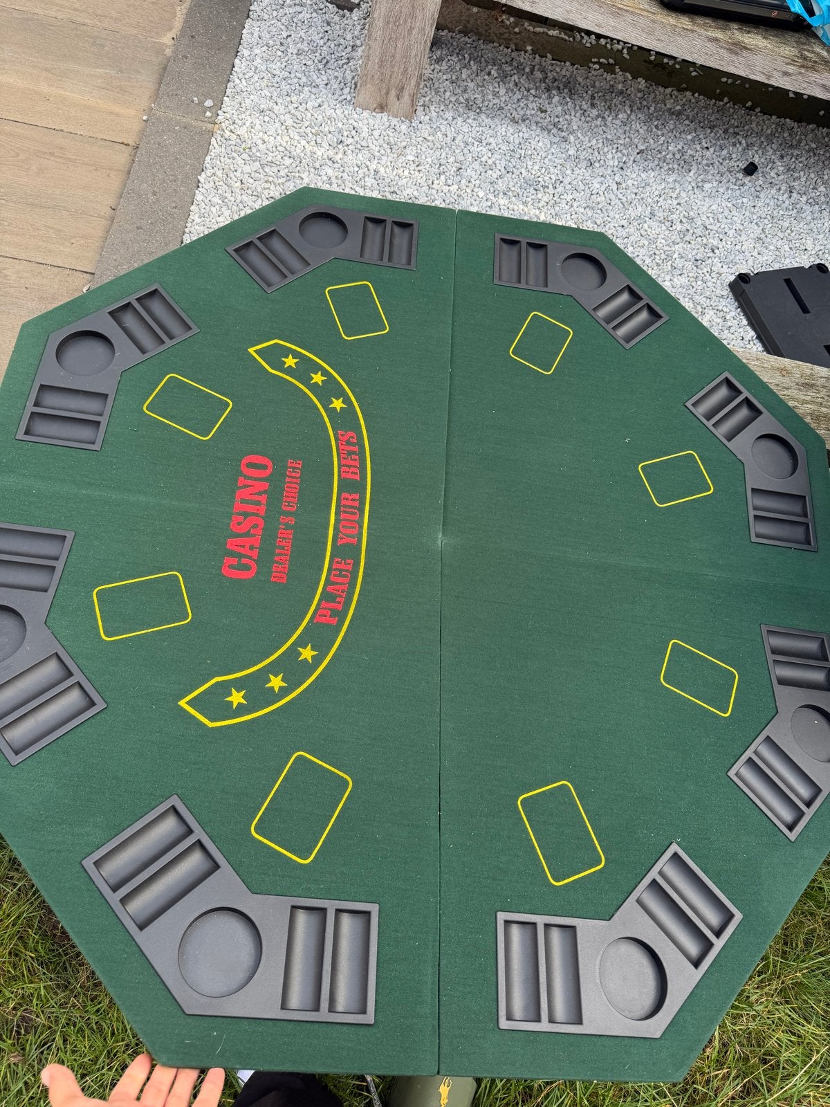 Opvouwbare Pokertafel, Hobby en Vrije tijd, Vijf spelers of meer, Ophalen of Verzenden, Gebruikt