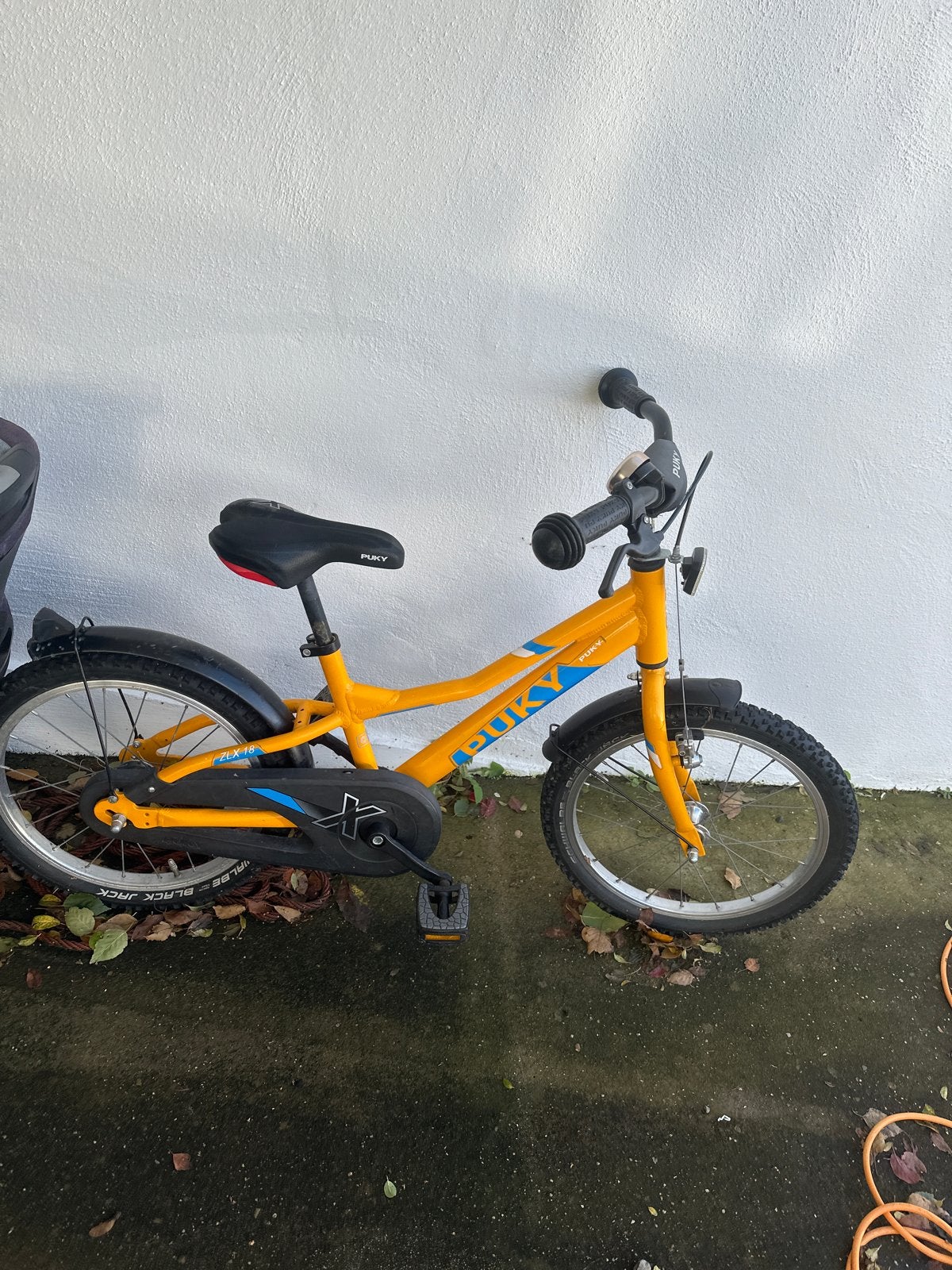 Puky kinderfiets geel - 16 inch, Ophalen, Gebruikt, Velgrem, 16 tot 20 inch