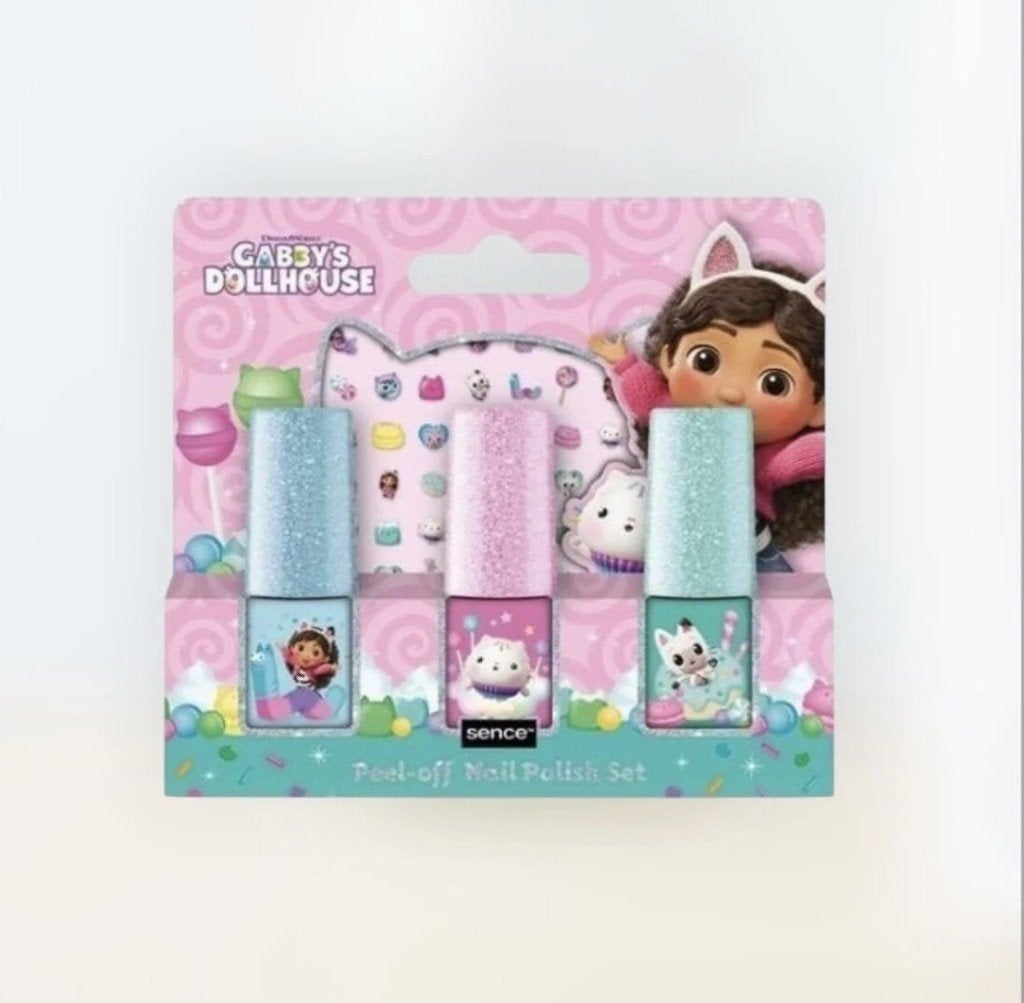 Gabby's Dollhouse Cat giftset nagellak & Stickers (advr 65), Ophalen of Verzenden, Nieuw, Overige typen