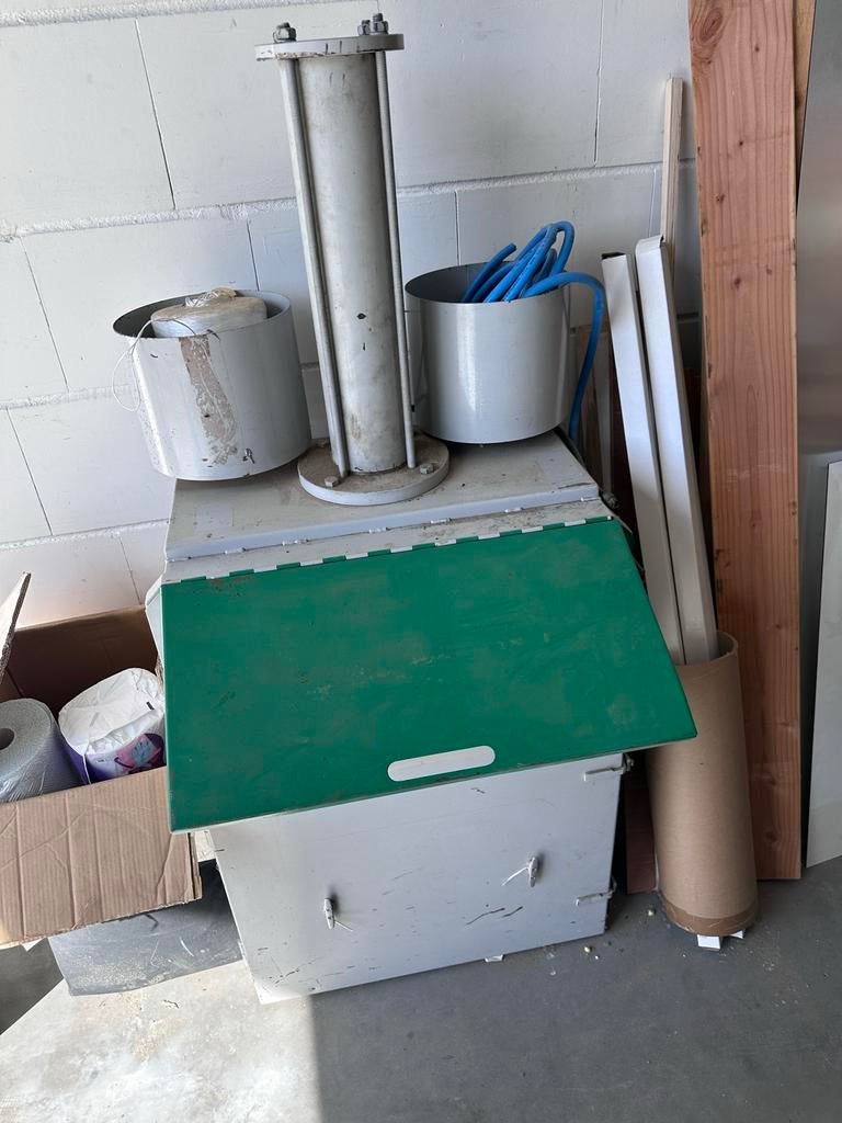 Robuuste metalen plastic pers op lucht, Ophalen of Verzenden