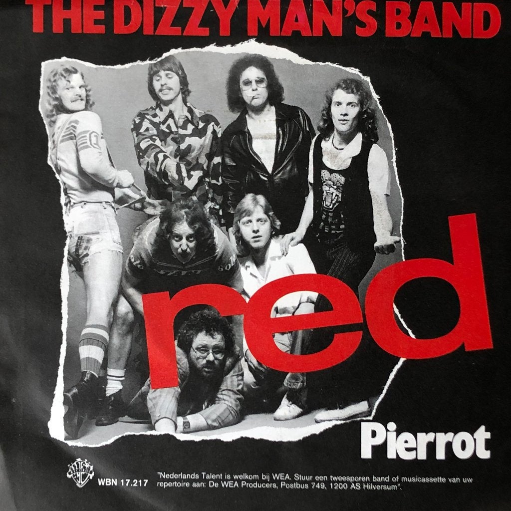 1978	Dizzy Man's Band	                 Red (rood vinyl), Cd's en Dvd's, Vinyl Singles, Verzenden, Fotohoes, 7 inch, Zo goed als nieuw