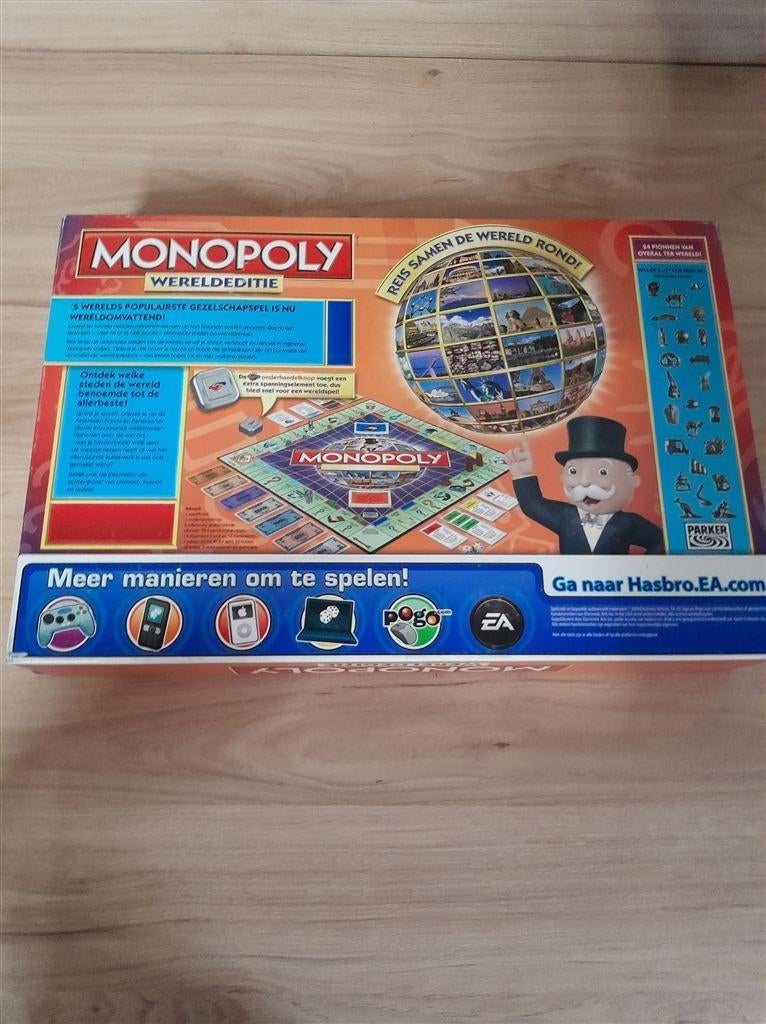 Monopoly wereldeditie [s2020], Hobby en Vrije tijd, Gezelschapsspellen | Bordspellen, Verzenden, Zo goed als nieuw