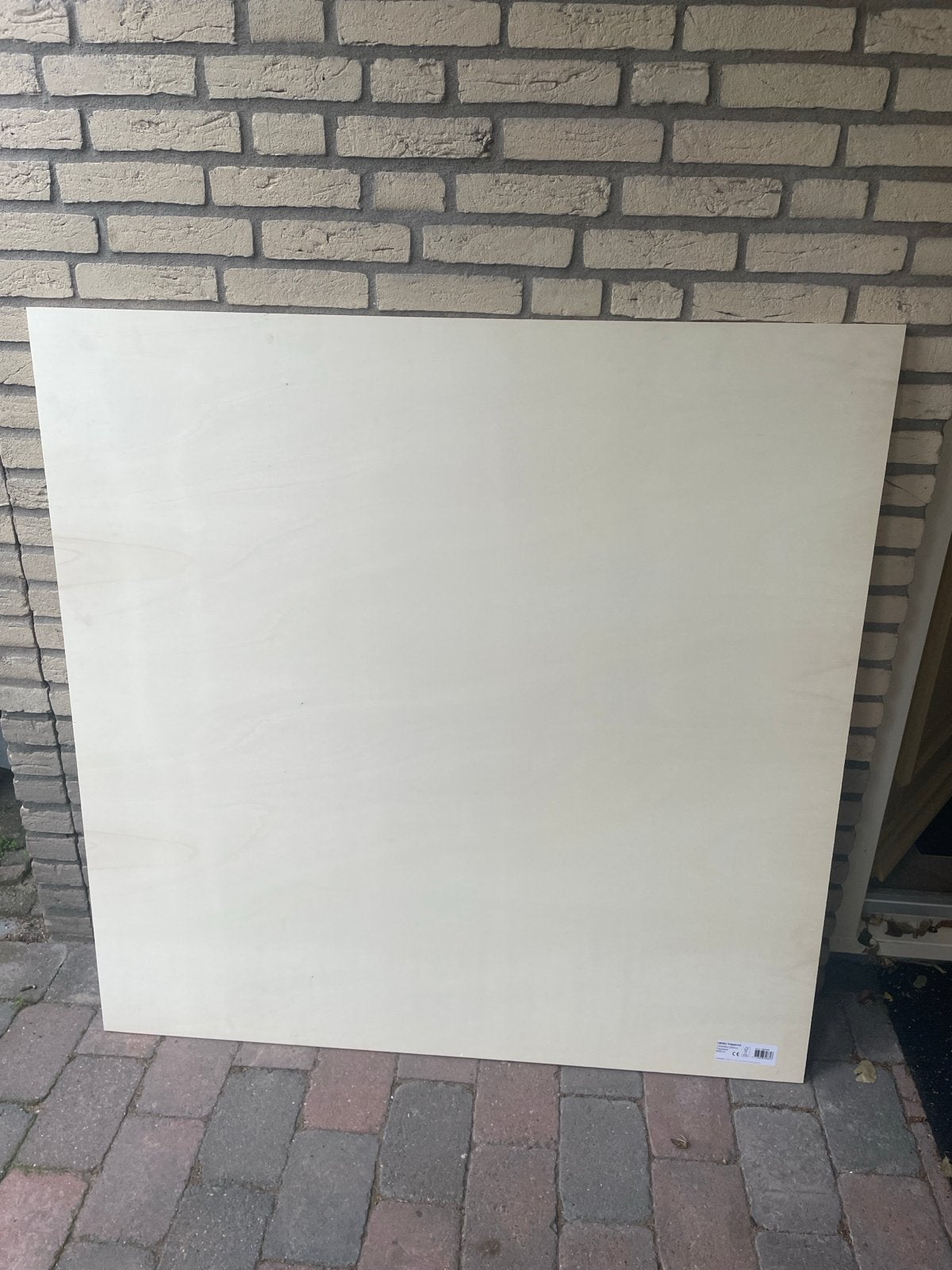 Halve Multiplex Plaat 15mm Ongegrond 122x122cm, Doe-het-zelf en Verbouw, Ophalen, Minder dan 25 mm, Overige typen, Nieuw