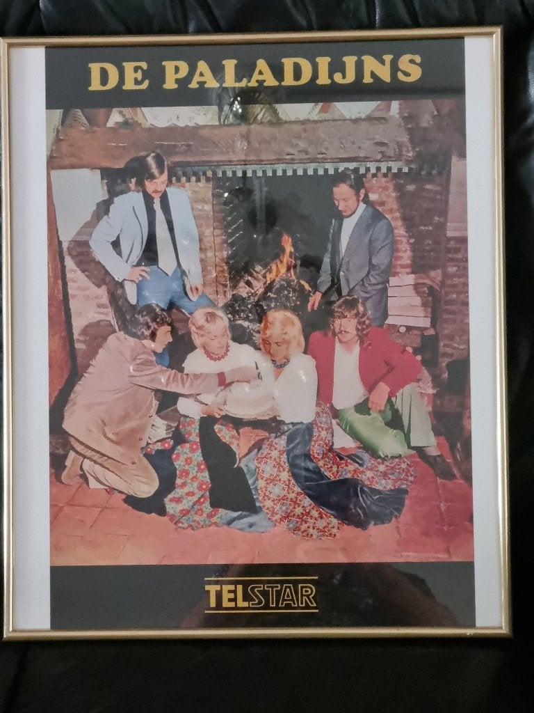 De Paladijns   poster lijst, Cd's en Dvd's, Vinyl | Nederlandstalig, Ophalen of Verzenden, Zo goed als nieuw, 7 inch, Levenslied of Smartlap
