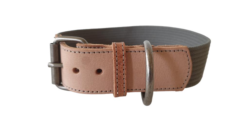 ANIMAL BOULEVARD Halsband Nek 51-59 cm Naturel-Grijs -55%!!!, Ophalen of Verzenden, Nieuw