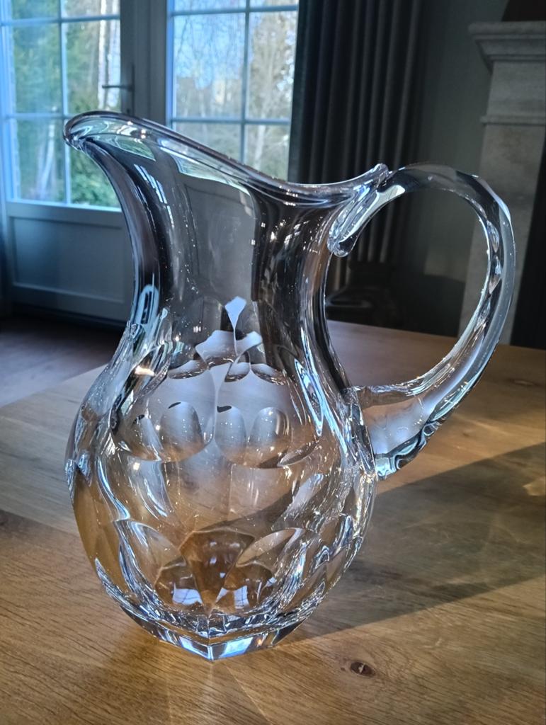 Kristallen karaf/kan, Glas of Glazen, Ophalen of Verzenden, Overige stijlen, Glas