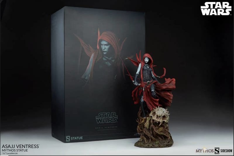 Star Wars Asajj Ventress Mythos Sideshow Ongeopend Nieuw, Verzamelen, Ophalen of Verzenden, Nieuw, Beeldje of Buste