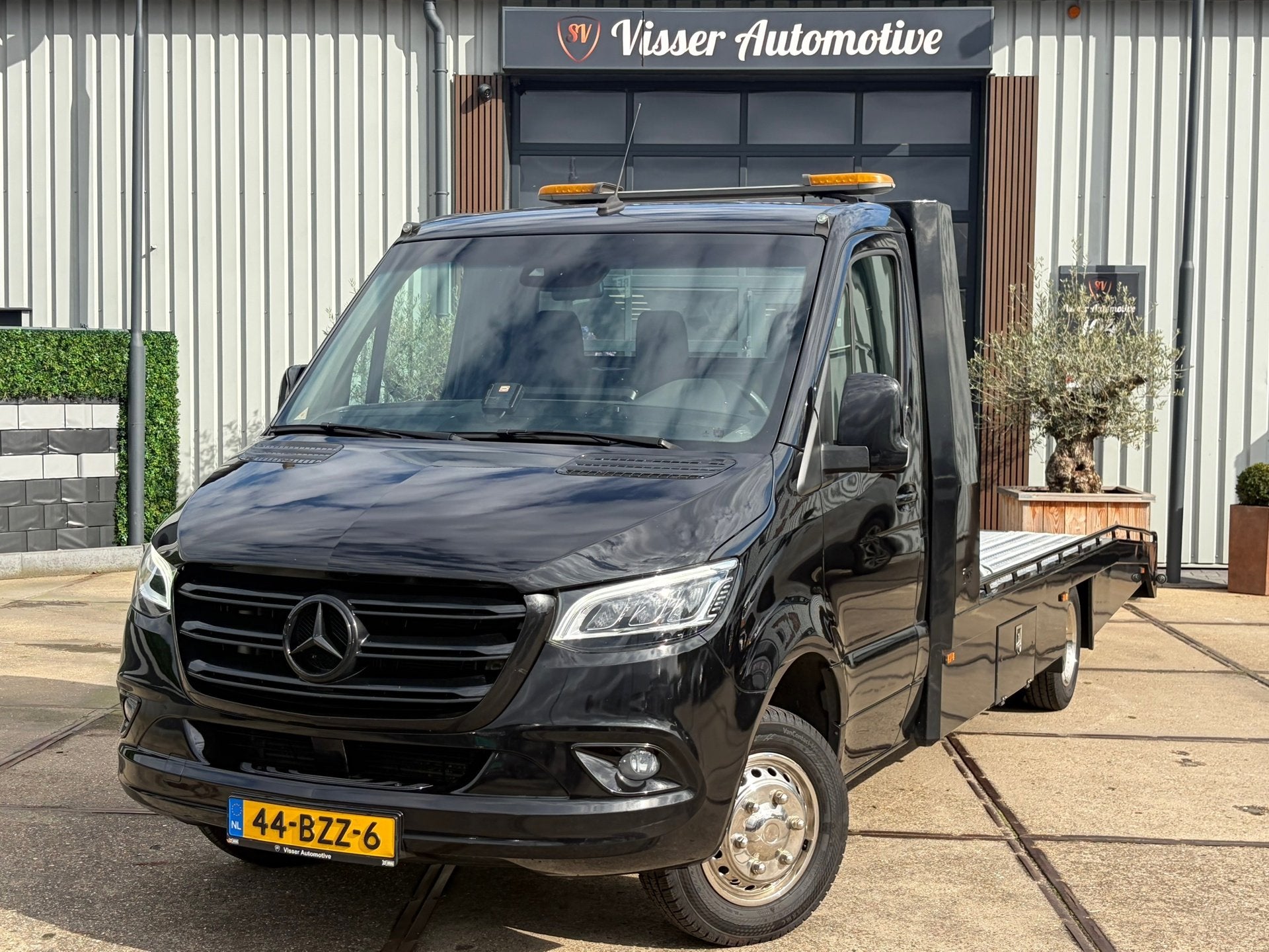 Mercedes-Benz Sprinter 319 3.0 CDI*Oprijwagen*V6*Tijhof*Luch, Automaat, Achterwielaandrijving, Gebruikt, Multifunctioneel stuurwiel
