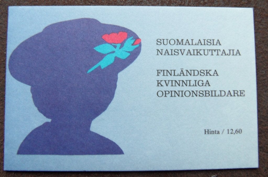 Postzegelboekje Finland – belangrijke vrouwen, Ophalen of Verzenden, Finland, Postfris