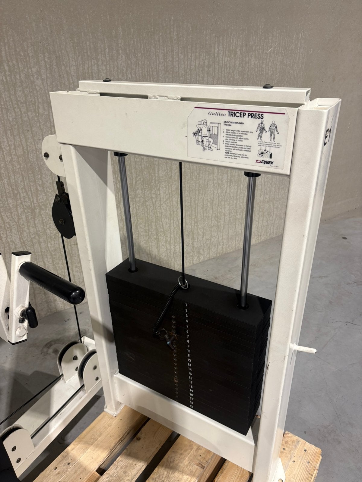 Cybex galileo triceps pushdown, Ophalen, Zo goed als nieuw, Overige typen