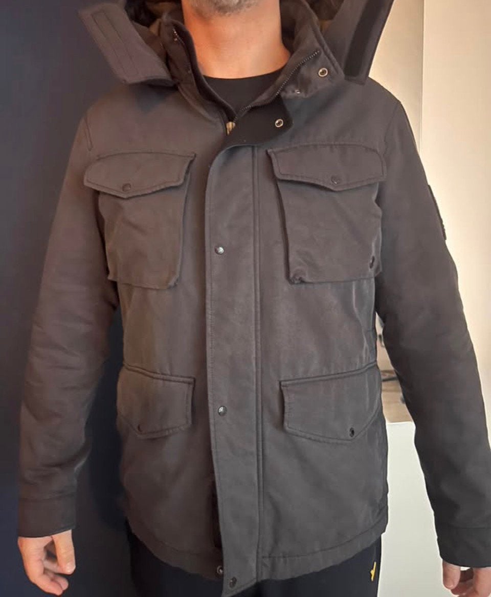 Heren winterjas Strellson, Ophalen of Verzenden, Zo goed als nieuw, Maat 48/50 (M), Grijs