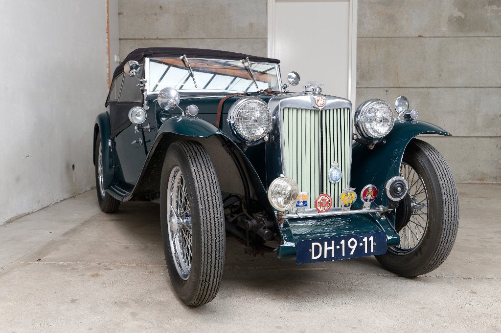 MG TC | British Racing Green | Chrome Spokes, foto 2