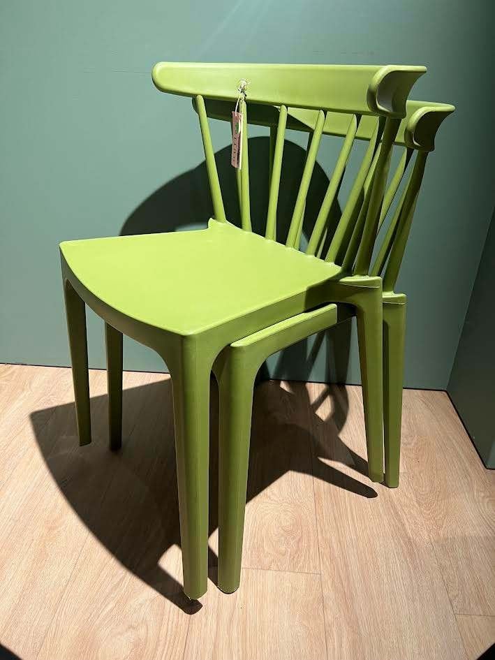 2x Woood Bliss, Huis en Inrichting, Stoelen, Ophalen, Kunststof, Gebruikt, Twee