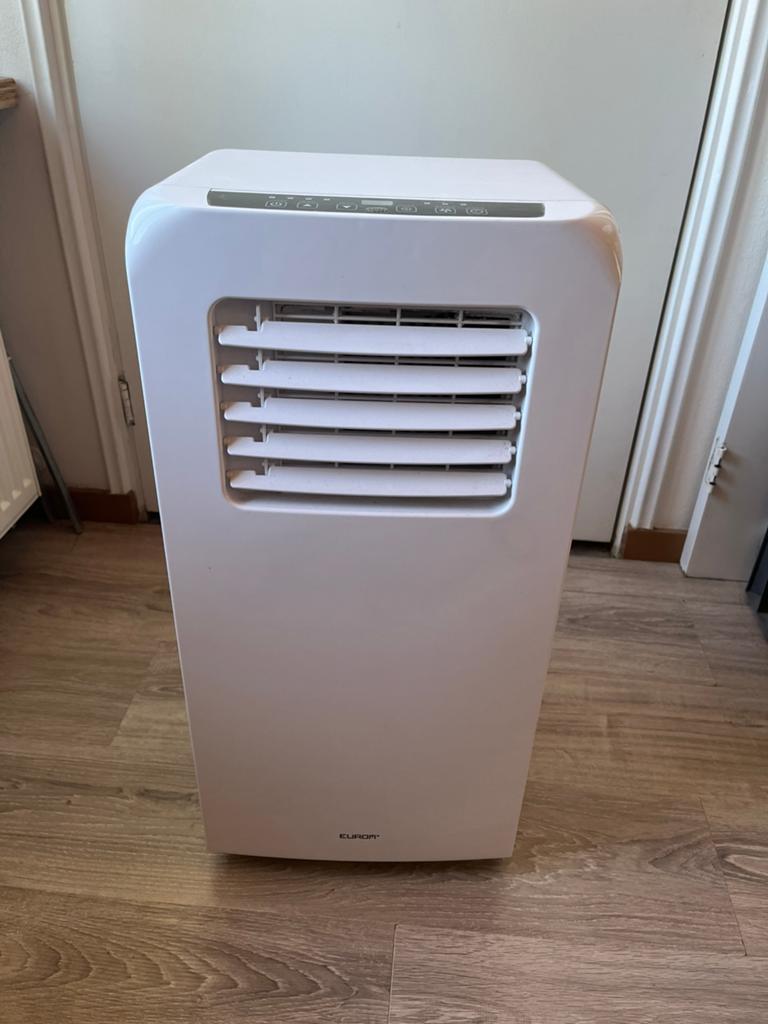Eurom pac 9,2 Airco mobiel 9000 btu, Witgoed en Apparatuur, Airco's, Ophalen, 3 snelheden of meer, Zo goed als nieuw, Afstandsbediening