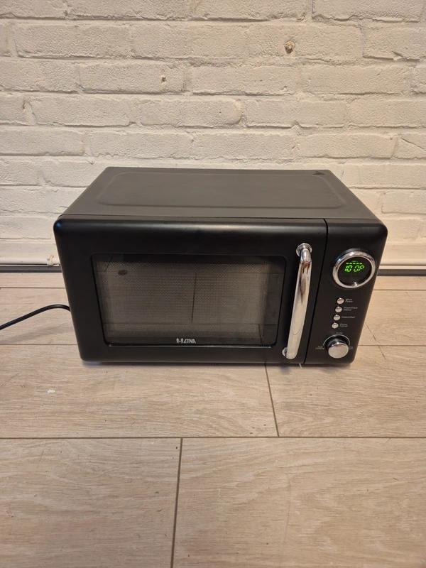 Etna Retro Magnetron SMV620ZWA (Heel goed), Witgoed en Apparatuur, Magnetrons, Zo goed als nieuw, Vrijstaand, Combimagnetron, 45 tot 60 cm