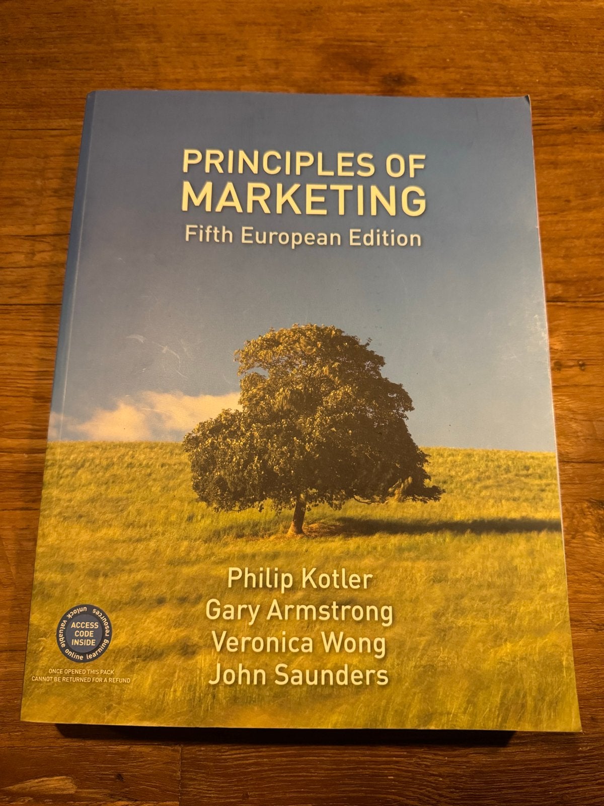 Principles of Marketing - Kotler, Armstrong, Wong, Saunders, Boeken, Ophalen of Verzenden, Zo goed als nieuw, Economie en Marketing