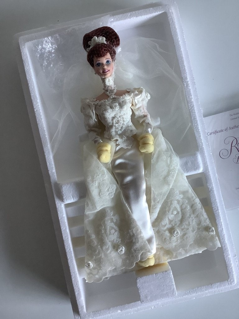 NIEUW Barbie Romantic Rose Bride 1995, Ophalen of Verzenden, Nieuw, Pop