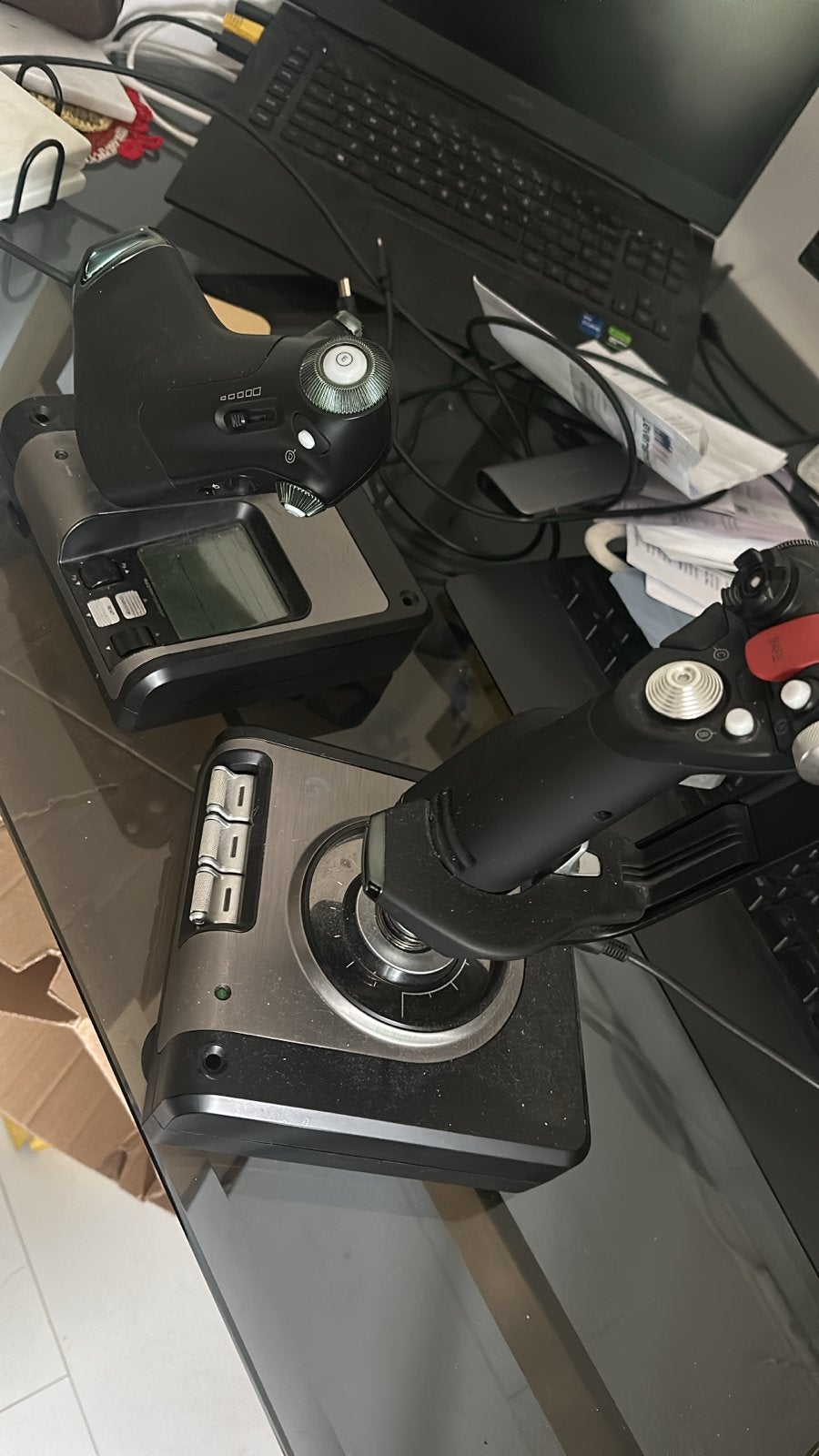 Logitech G Saitek Pro Flight Yoke System & Throttle Quadrant, Ophalen of Verzenden, Overige merken, Zo goed als nieuw