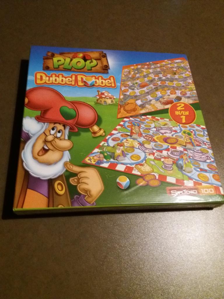 Kabouter Plop gezelschapsspel: Dubbel Dobbel, Nieuw, Ophalen of Verzenden, Een of twee spelers, Studio 100
