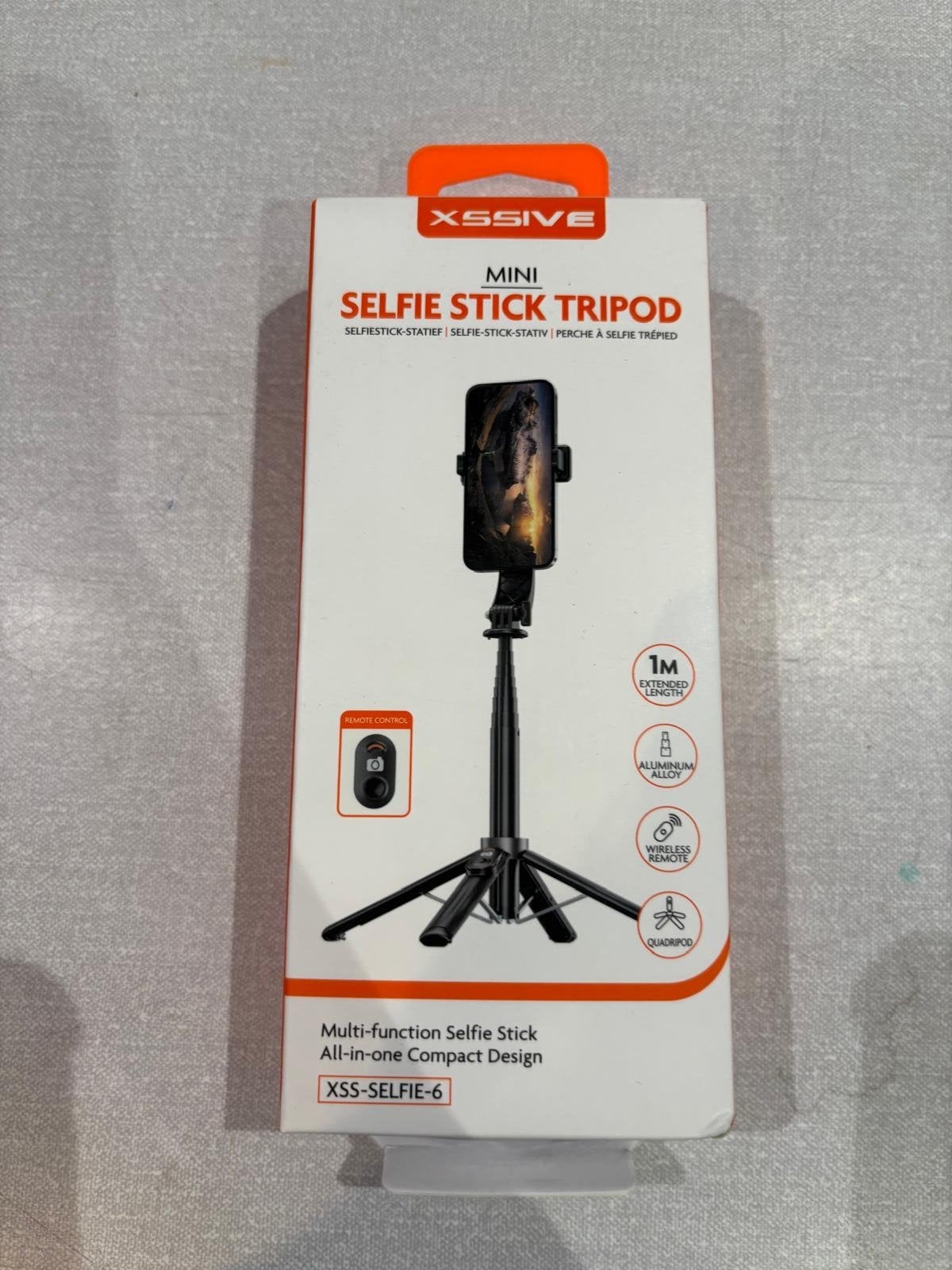 XSSIVE Mini Selfie Stick Statief - 1m uitschuifbaar, Ophalen, Nieuw, Overige typen, Apple