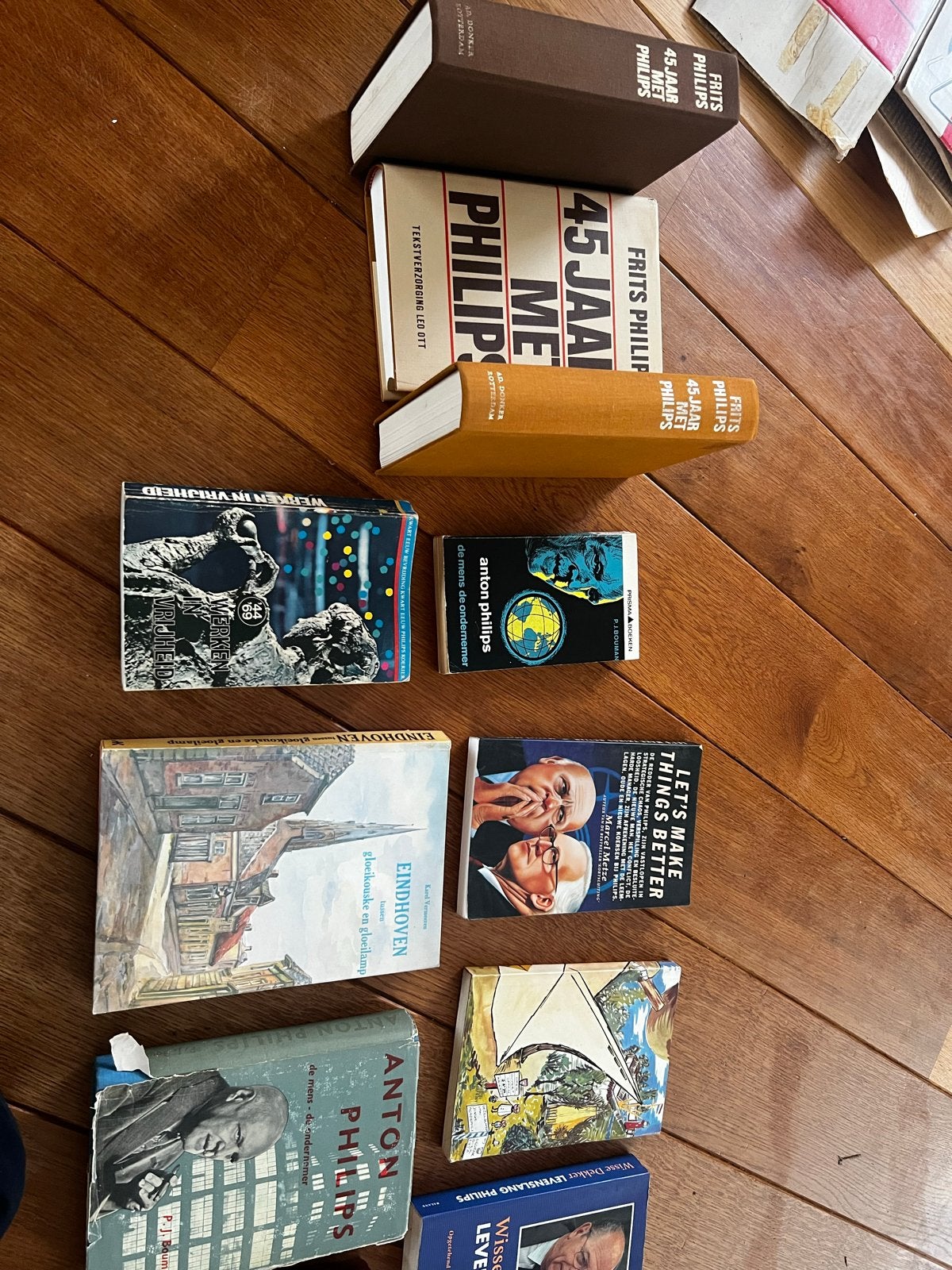 Collectie boeken over Anton en Frits Philips, Boeken, Ophalen of Verzenden, Gelezen, Nederland